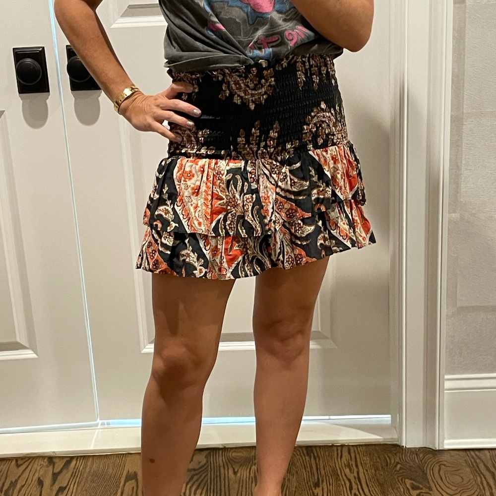 Isabel Marant Etoile smocked mini skirt